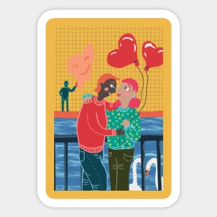 The Lovers Sticker